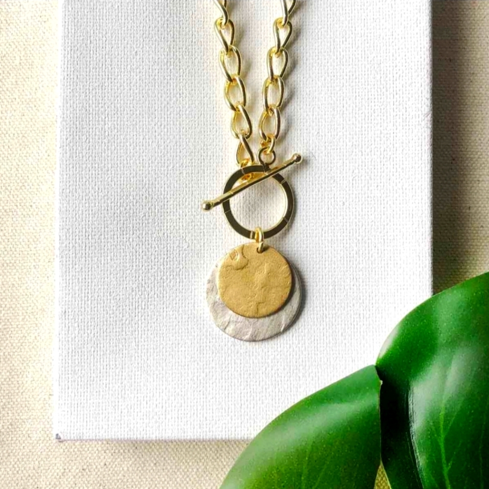 Gilded Moon Necklace